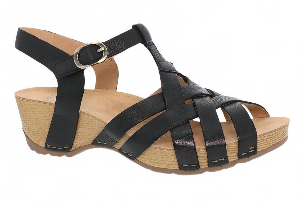 NEW DANSKO women's tinley sandals in black